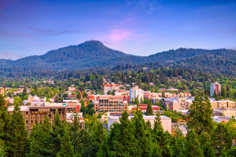 Eugene, OR skyline