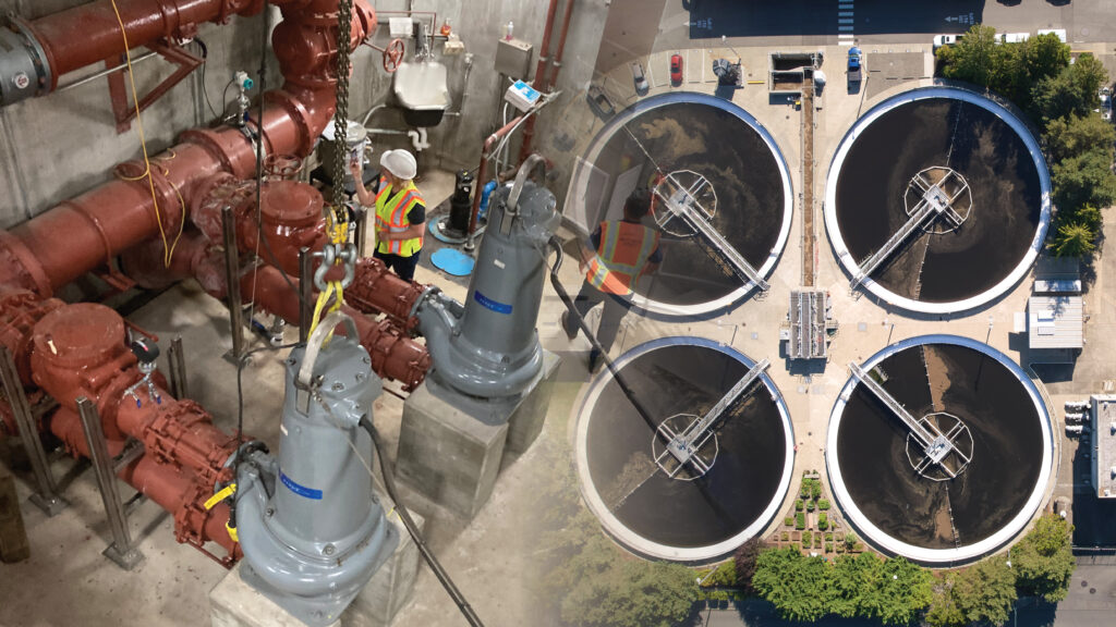 water wastewater imagery